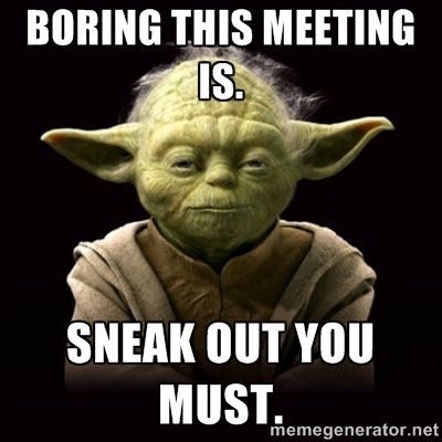 Yoda meeting meme